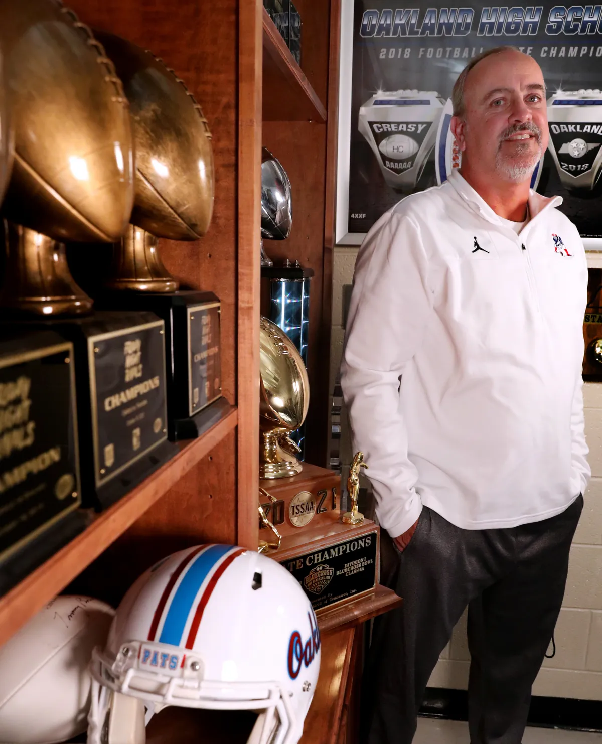 Coach Kevin Creasy on the sideline
